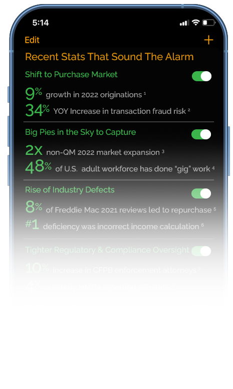 LoanHD® infographic with astronaut in space, formatted with a video game interface to accomplish your mission in loan quality.